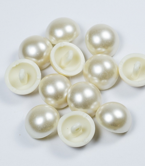 Large Pearl Dome Button Size 28L x10 - Click Image to Close